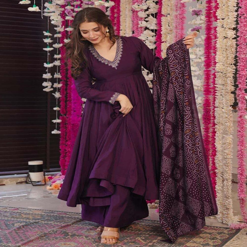 Purple Color Taara Suit