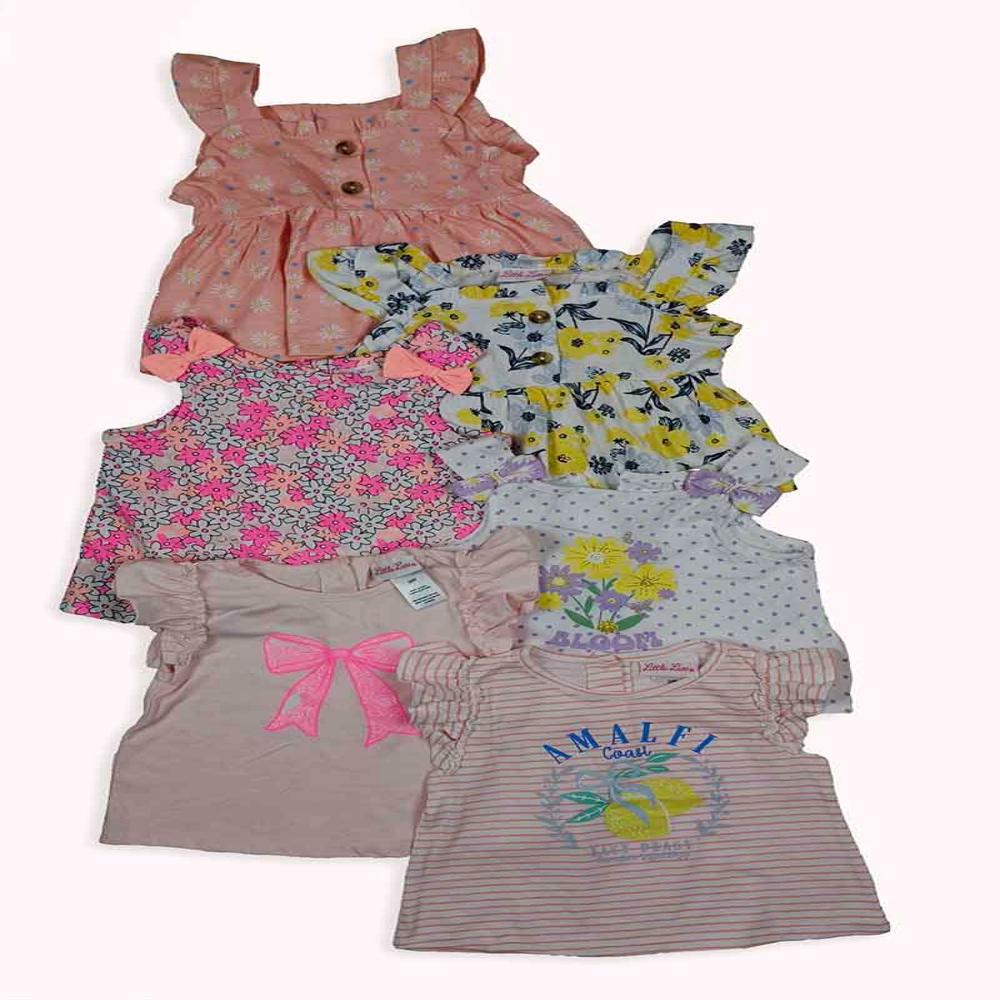 G22180 Girls Printed Tops Assorted