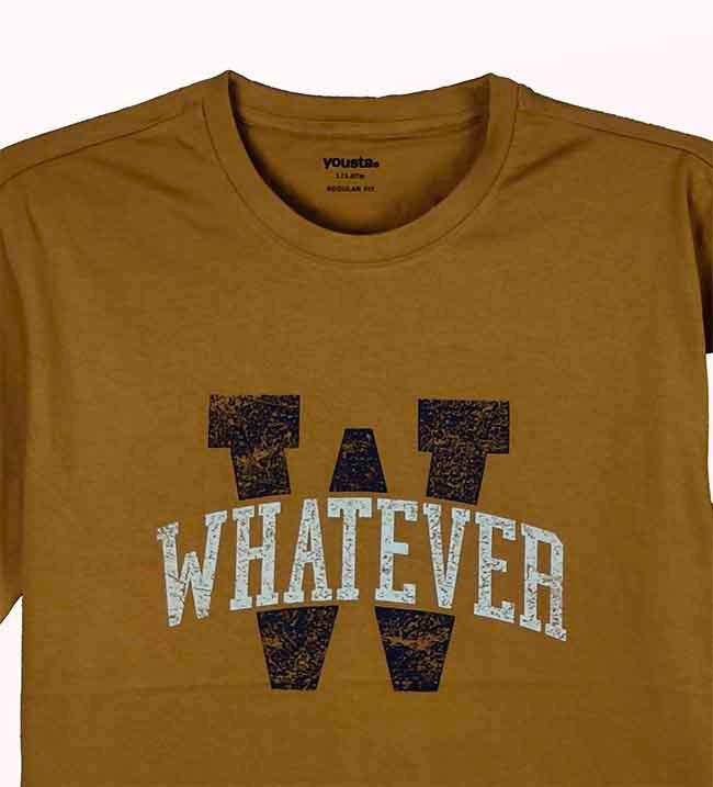 M11585 Mens Printed Regular Fit T-Shirt