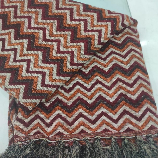 Zigzag Throw - Fabric Type: Chenille Fabric