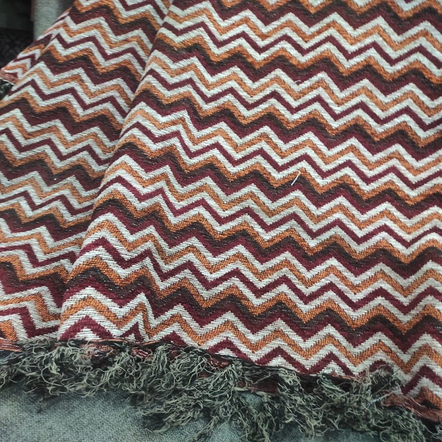 Zigzag Throw - Fabric Type: Chenille Fabric