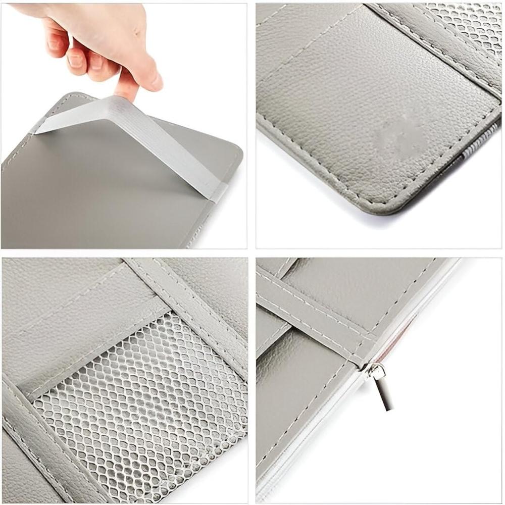 Car Visor Organizer With Zipper