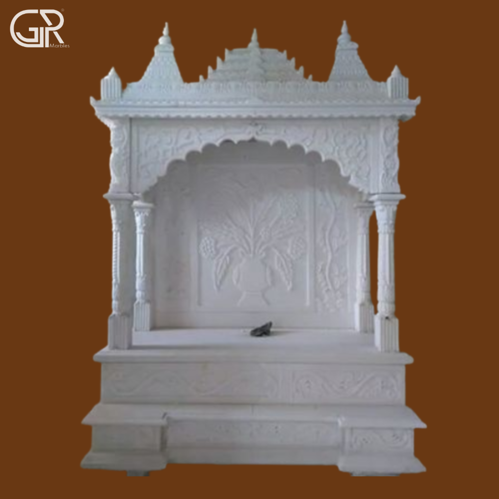 Carved beautiful marble temple