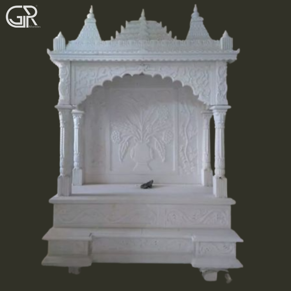 Carved beautiful marble temple