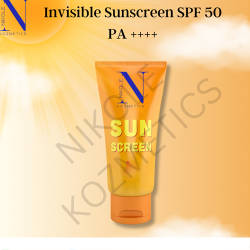 Invisible Sunscreen Spf 50 Pa - Attributes: Smudge Proof