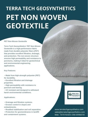 PET Woven Geotextile Fabric