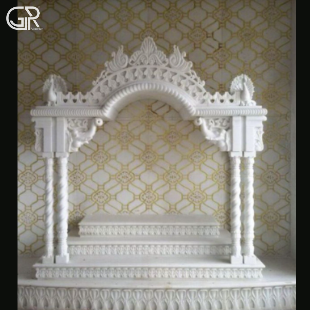 White Marble Temple - Product Type: Sculpture