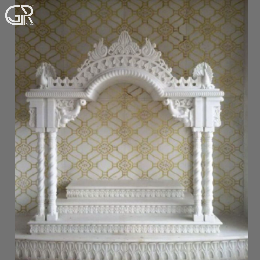 White Marble Temple - Product Type: Sculpture