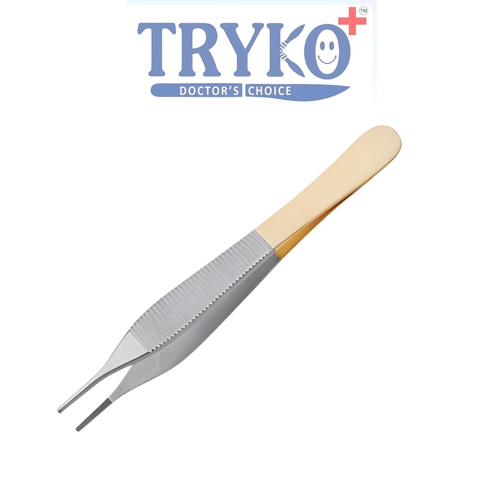Adson Micro Dissecting Forceps Plane Tc 5 Inch Brand TRYKO+