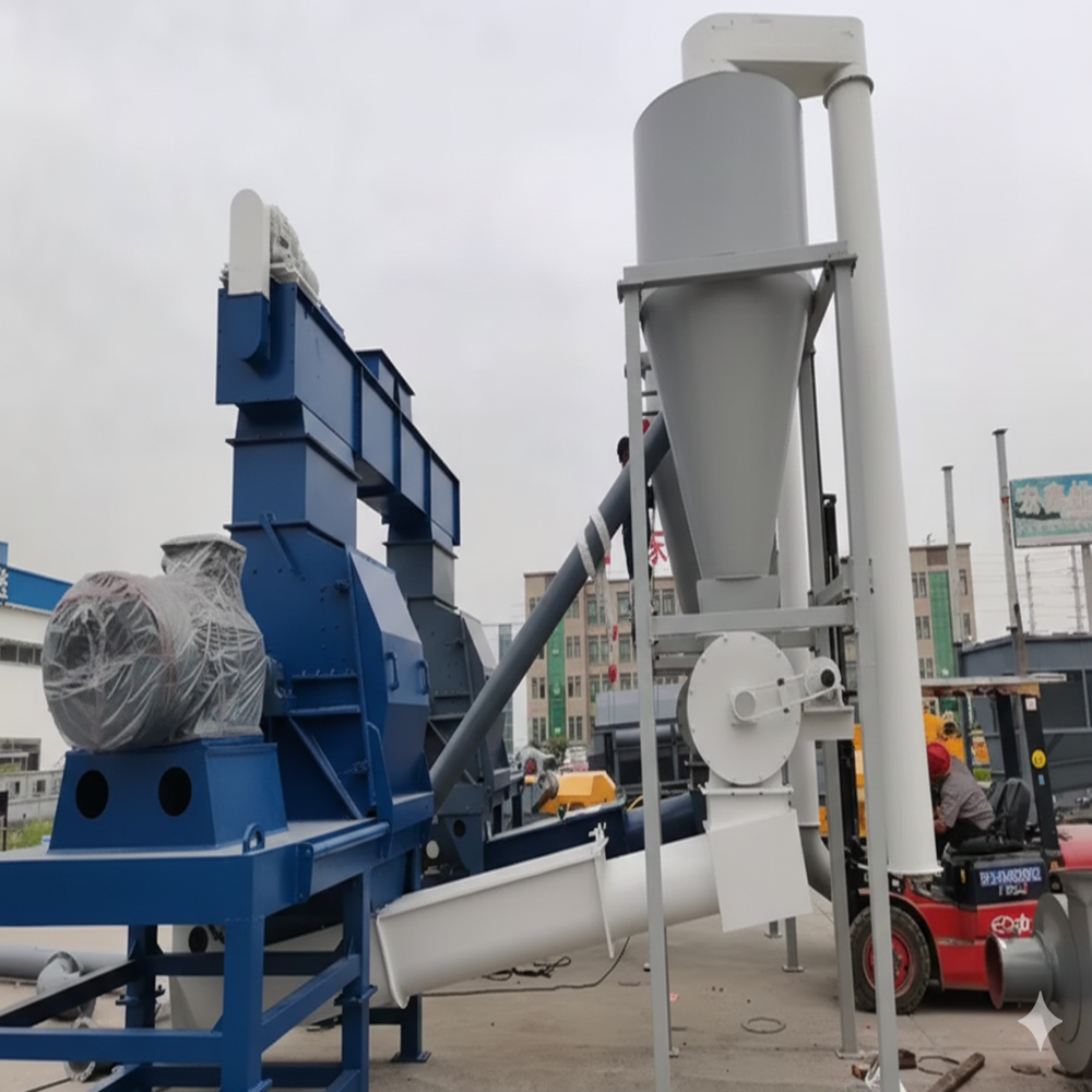 1 tph High Efficiency Hammer Mill