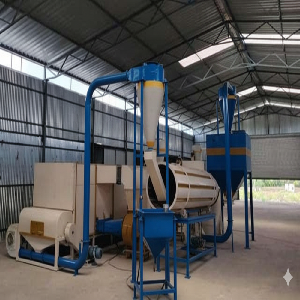 1 tph High Efficiency Hammer Mill
