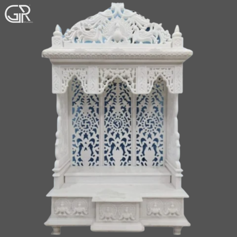 Beautiful jali makrana Marble mandir
