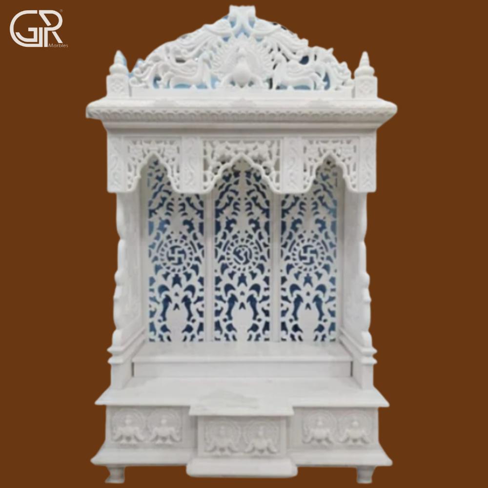 Beautiful jali makrana Marble mandir