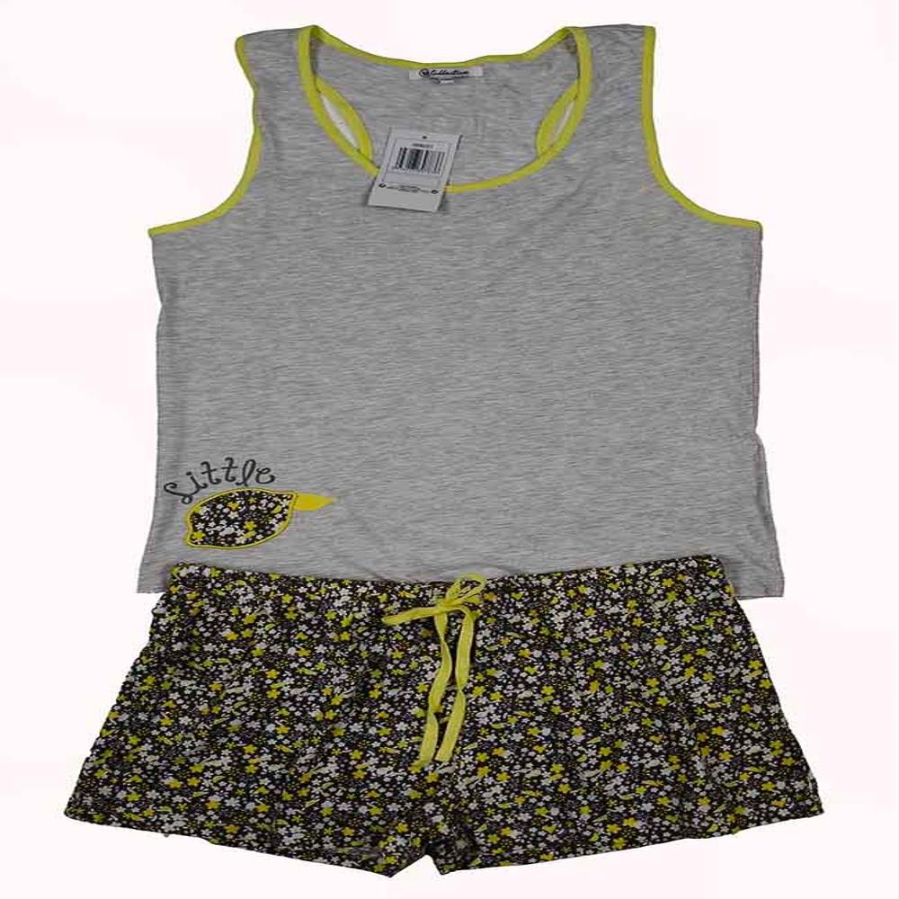 W13497 Ladies Printed Shorty Sets