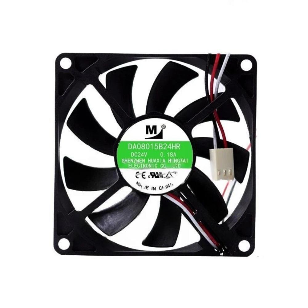 M DA08015B24HR 24V DC 0.18A 8015mm Ball Bearing Industrial Axial Cooling Fan