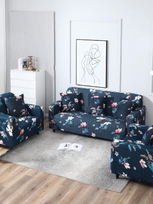 Elastic sofa cover 5 seater