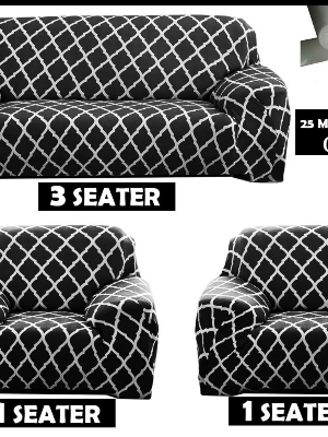 Elastic sofa cover 5 seater