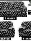 Elastic sofa cover 5 seater
