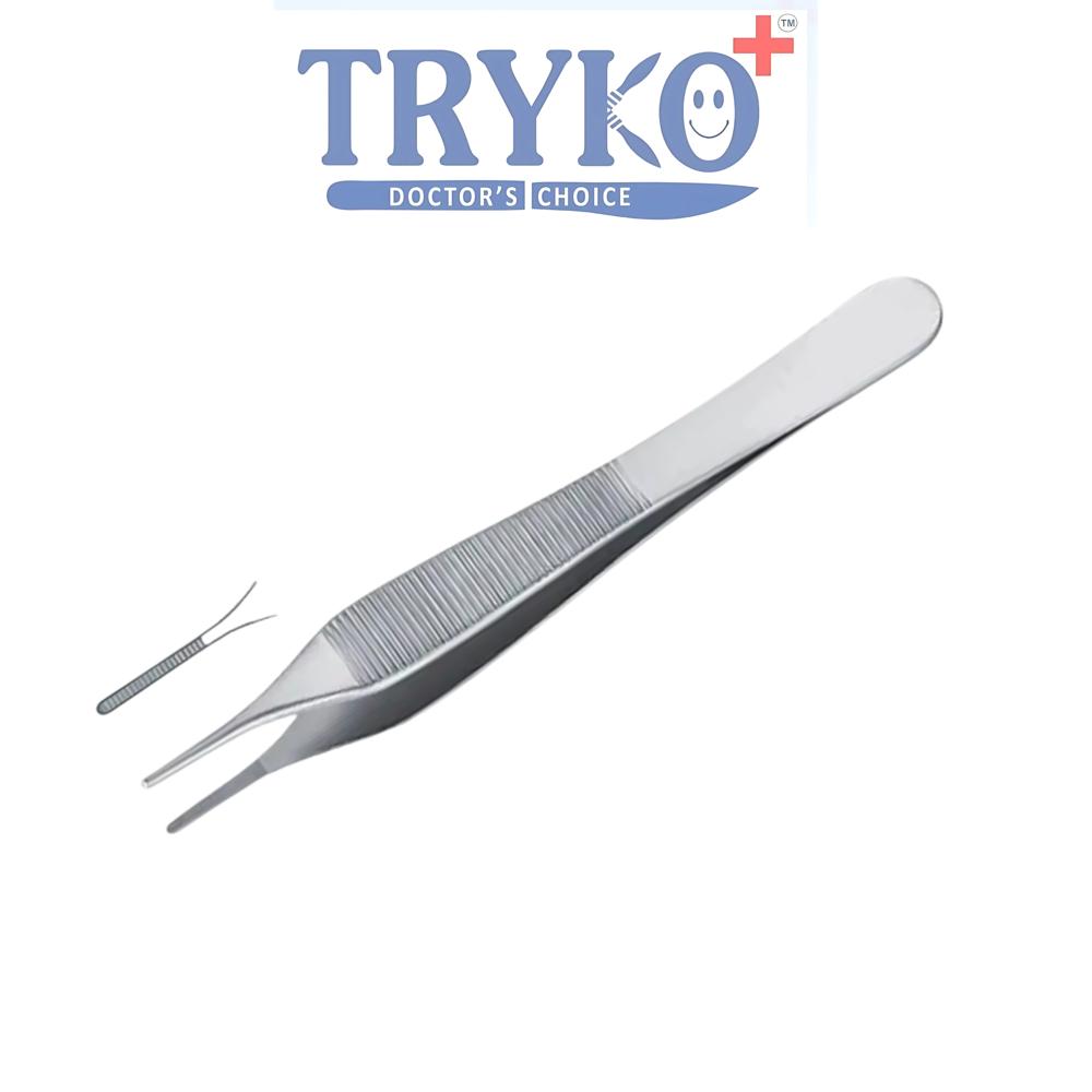 Adson Dissecting Forceps Toothed 4 Inch Brand TRYKO+