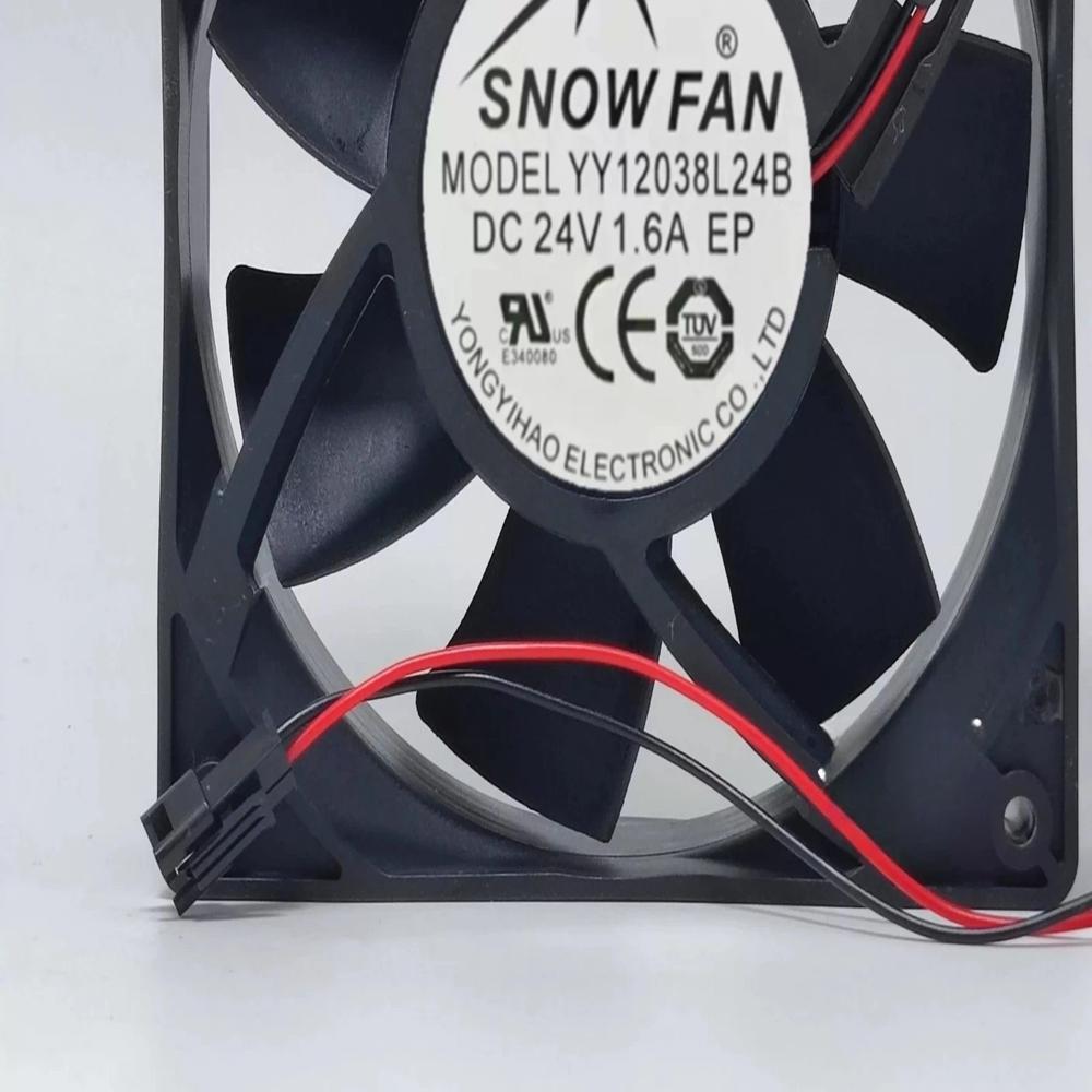 SNOWFAN YY12038L24B 24V DC 1.6A 12038mm Ball Bearing Industrial Axial Cooling Fan