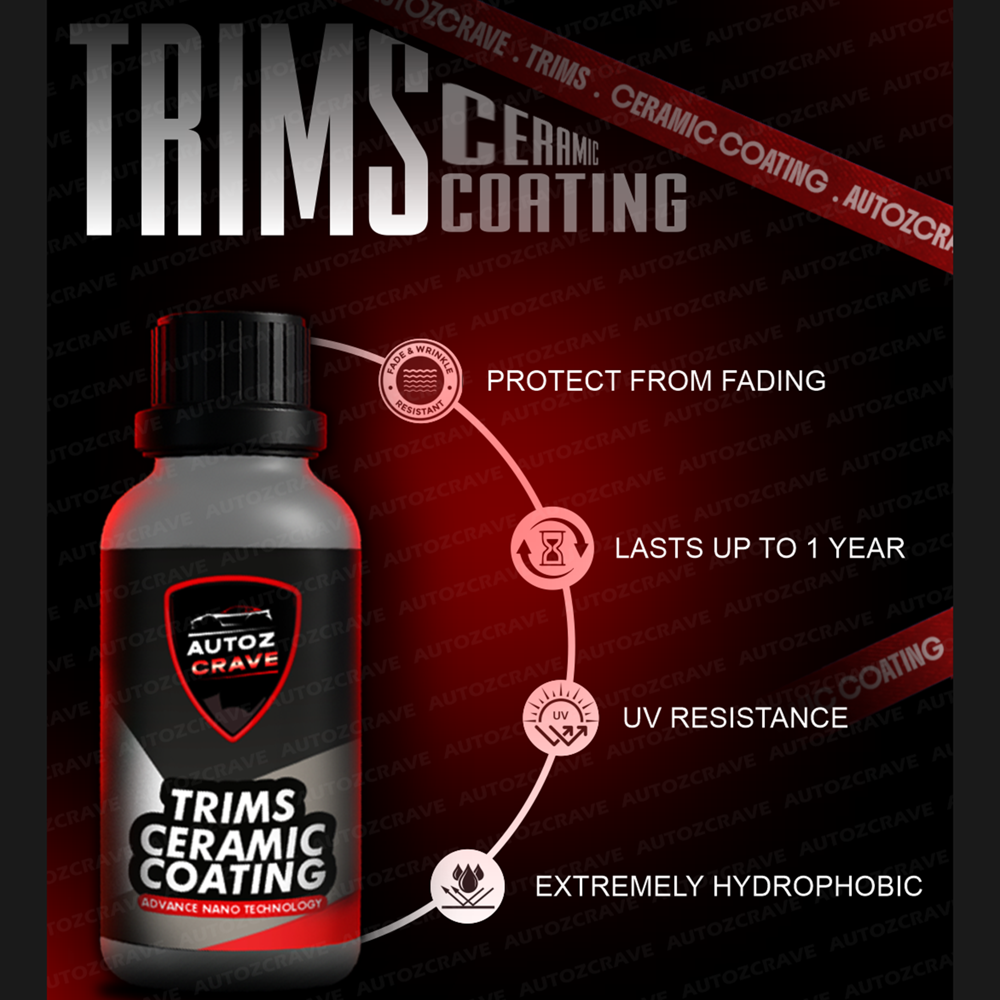 AUTOZCRAVE Trims Ceramic Coating - Best Ceramic Coating for Cars | Long Lasting Protection for Exterior Trims