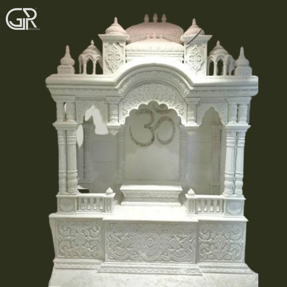Carved Makrana Marble Temple
