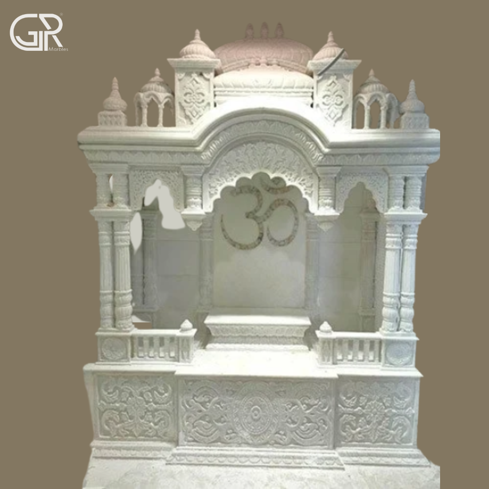Carved Makrana Marble Temple
