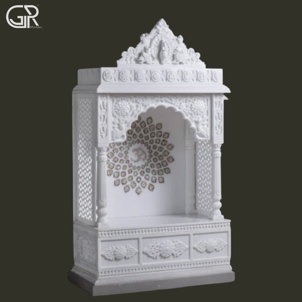Makrana white marble Jali mandir