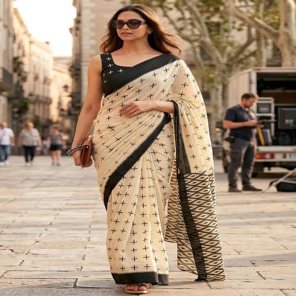 Ladies Saree - Color: As Per The Images