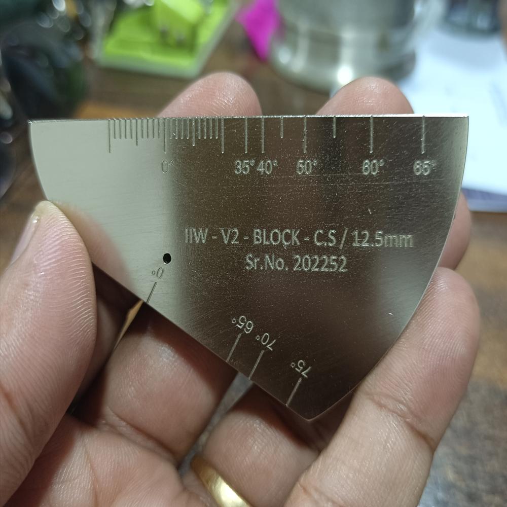 V2 Ultrasonic Calibration Block