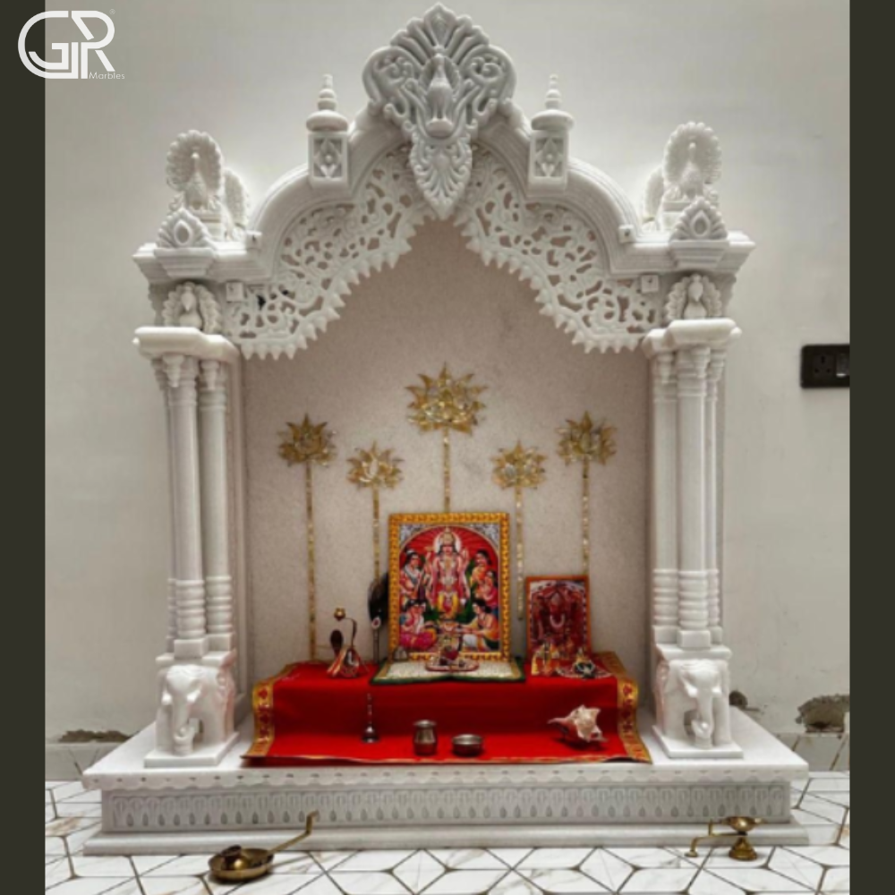 Polished Marble Temple - Color: Gold