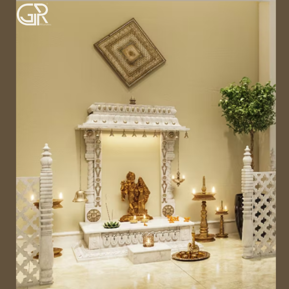 Carved Marble Indoor Temple