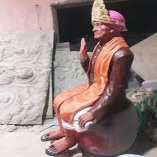 Customize FRP portrait statue