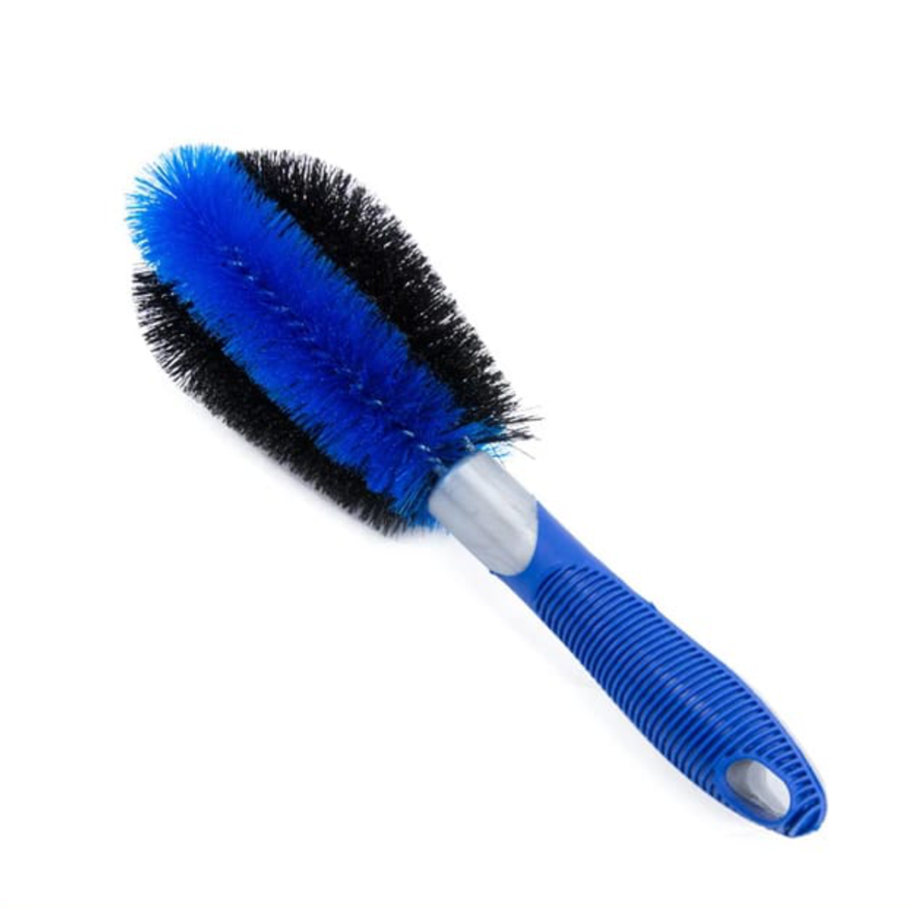 AUTOZCRAVE Car Alloy Wheel Cleaning Brush - Short Handle Brush for Precision Cleaning
