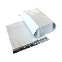 Bottom Gusset Poly Courier Bag - Color: Opaque White