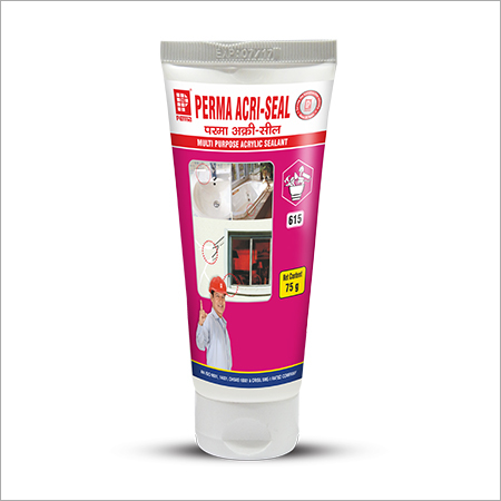 Flexible Sealant - Acrylic Water-Based Paste, Industrial Grade White | Weather Resistant, Eco-Friendly, Easy to Apply, High Adhesive Strength, Non-Toxic