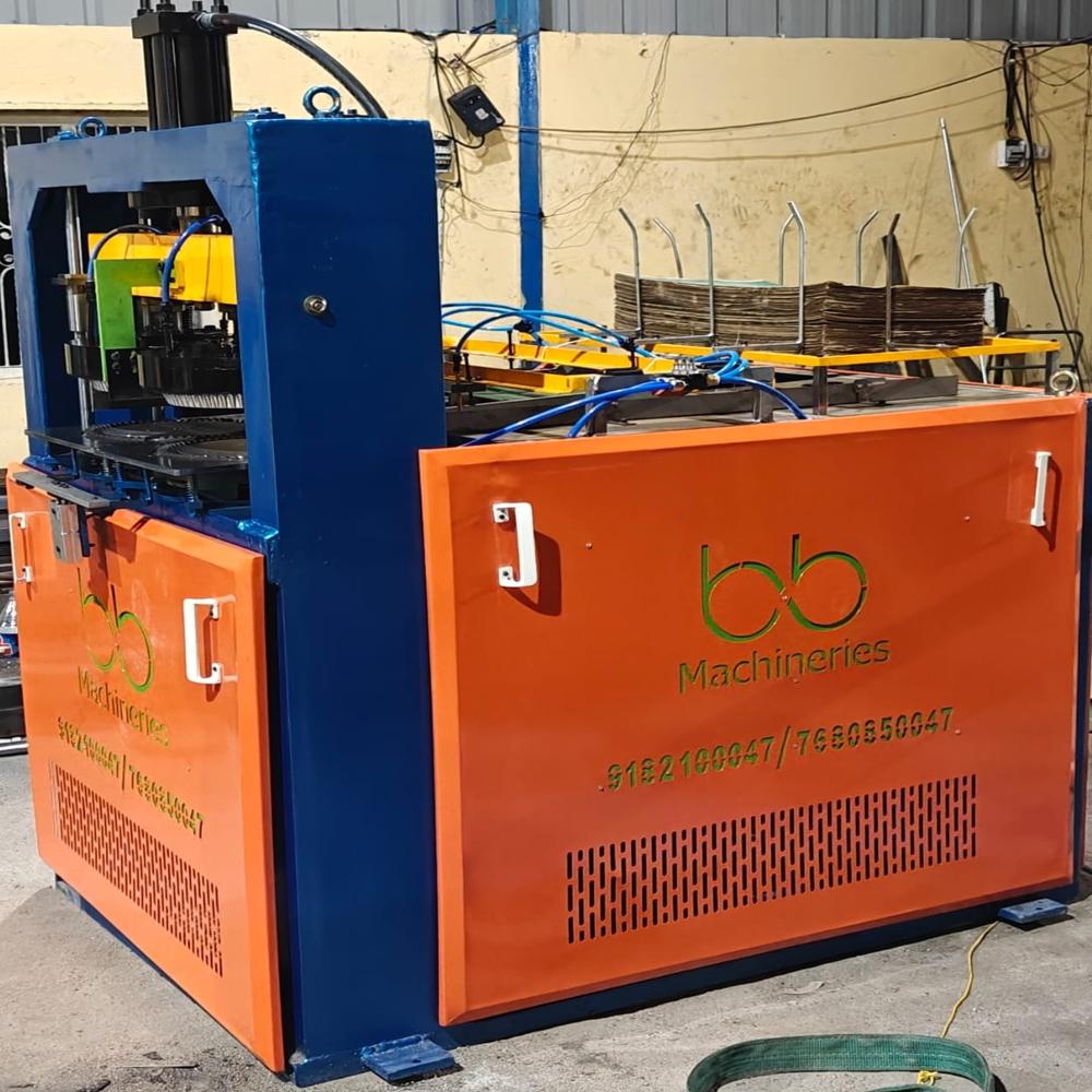 Automatic Double Die Paper Plate Making Machine