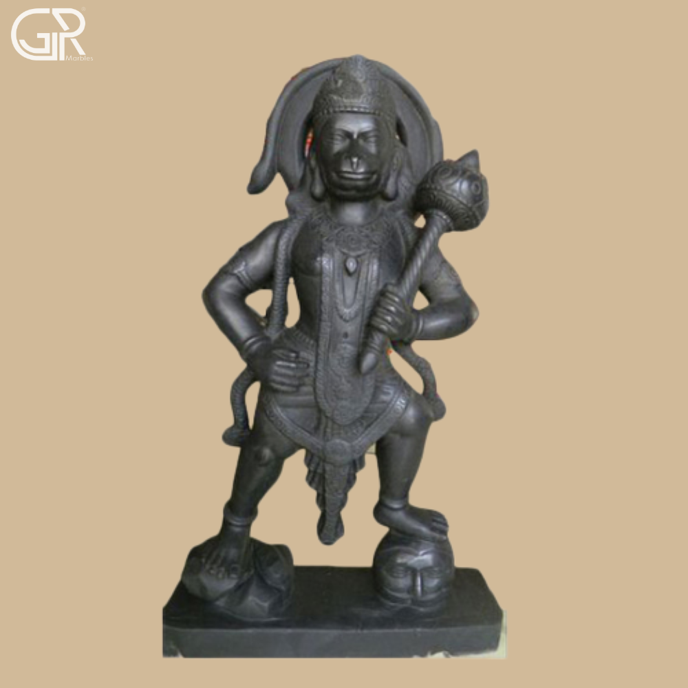 Black Marble Hanuman ji