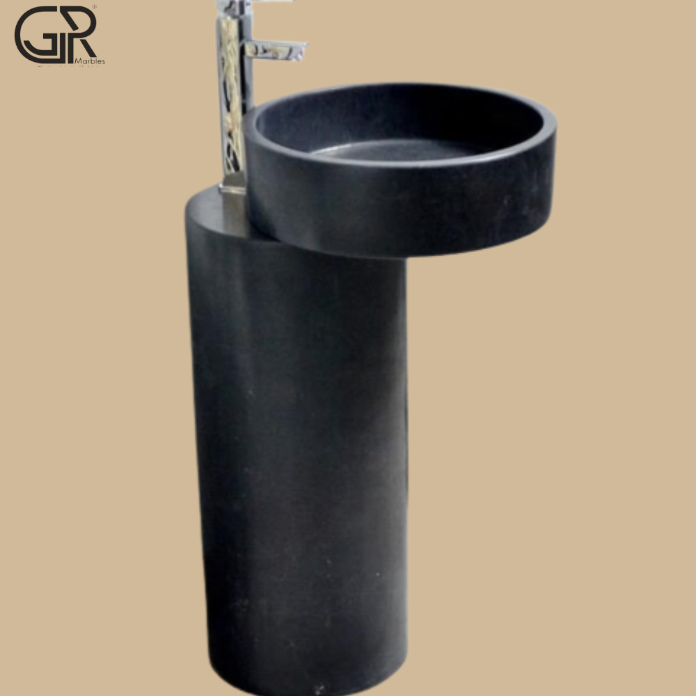 Black Marble Wash Basin