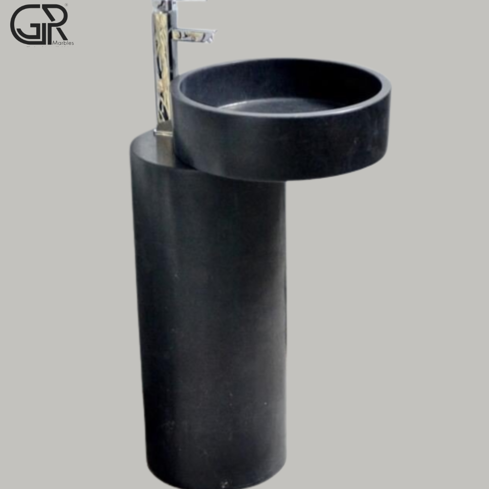 Black Marble Wash Basin