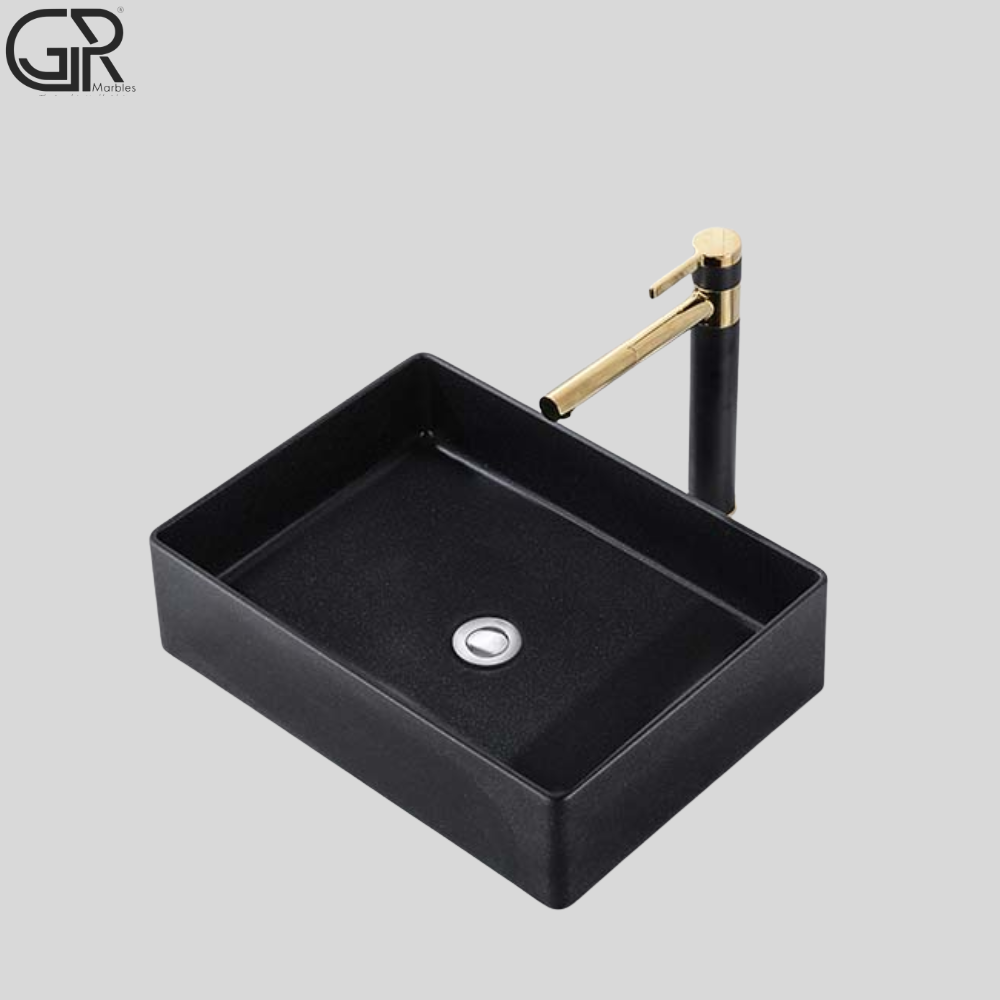 black marble Wash Basin