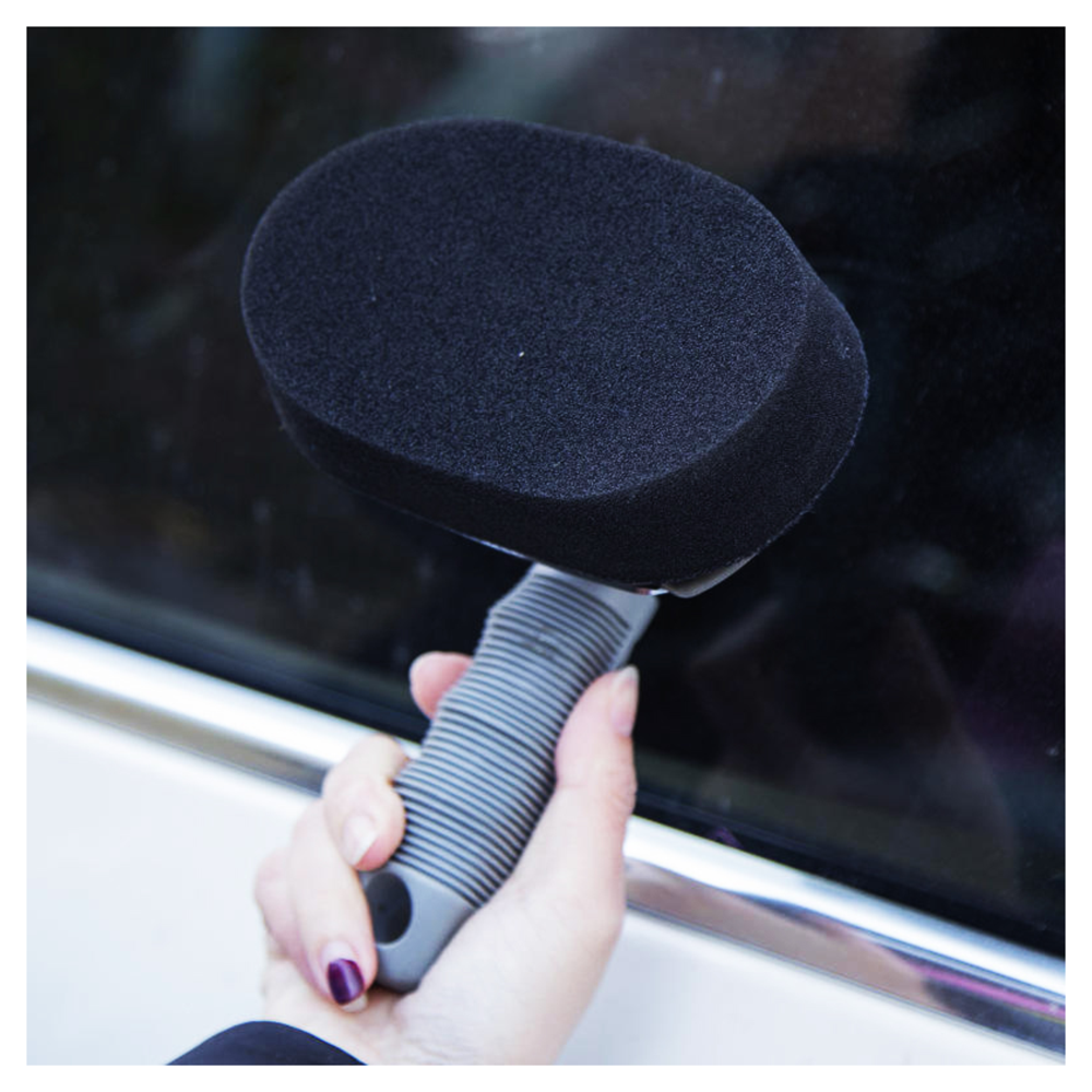 AUTOZCRAVE Tyre Polish Foam Brush - Tyre Polish Brush for Smooth & Even Application