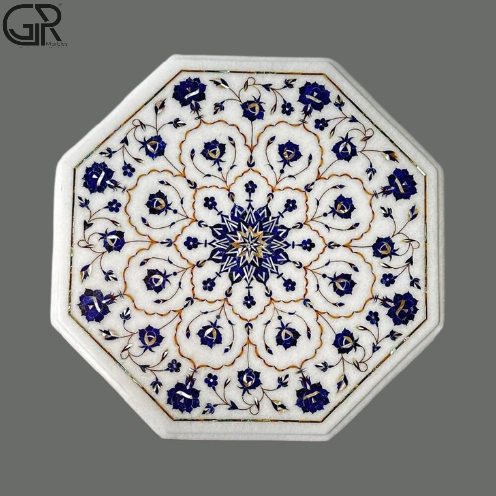 Marble Inlay Table Tops