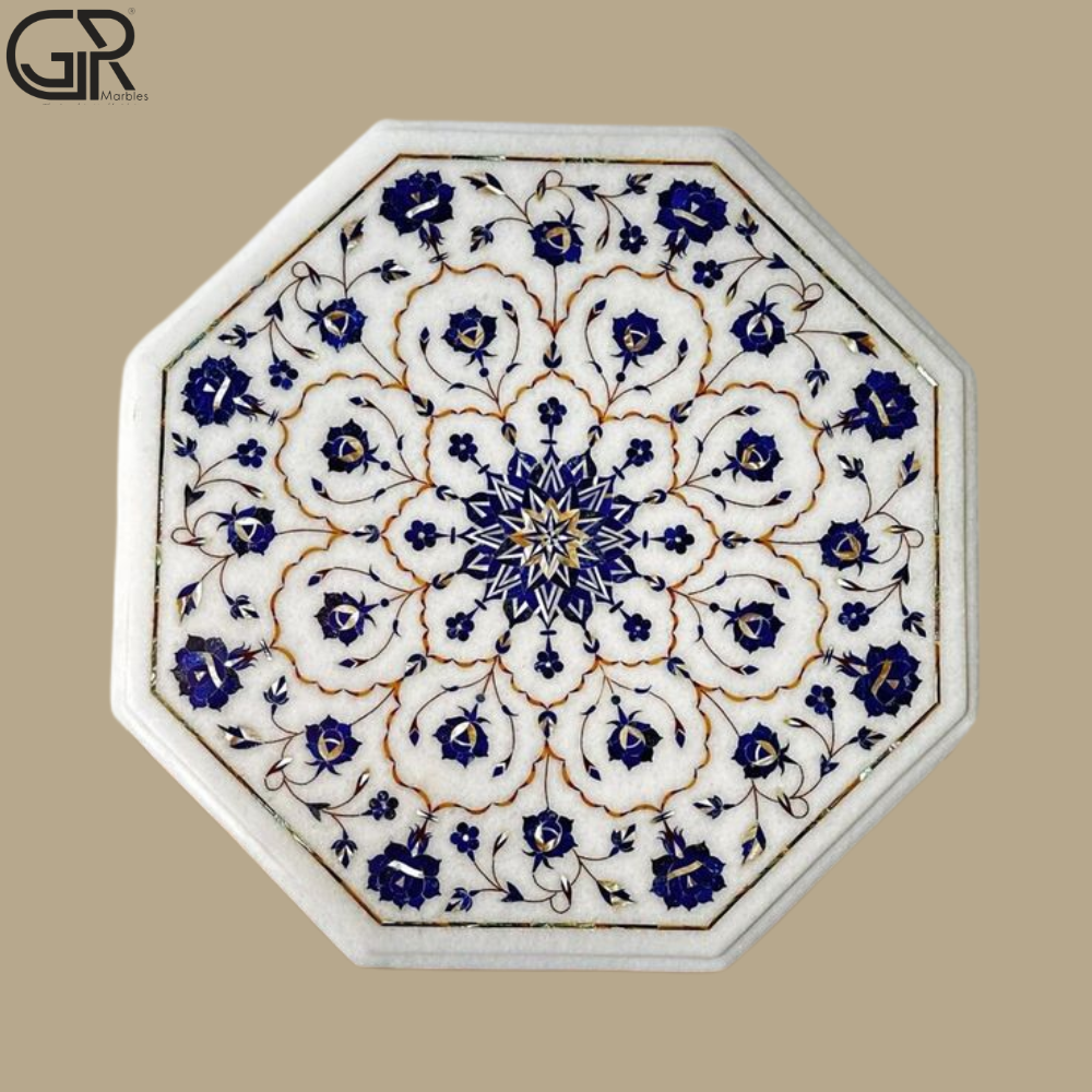 Marble Inlay Table Tops