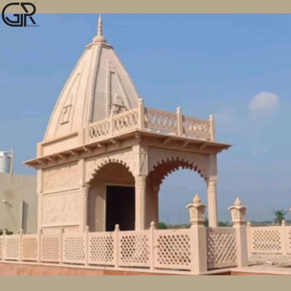 Outdoor Sandstone Temple
