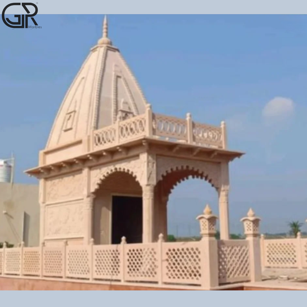 Outdoor Sandstone Temple
