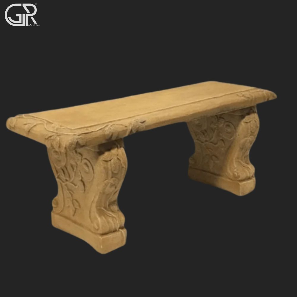 Sandstone stylish bench