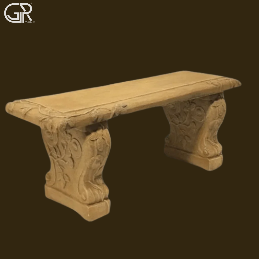 Sandstone stylish bench