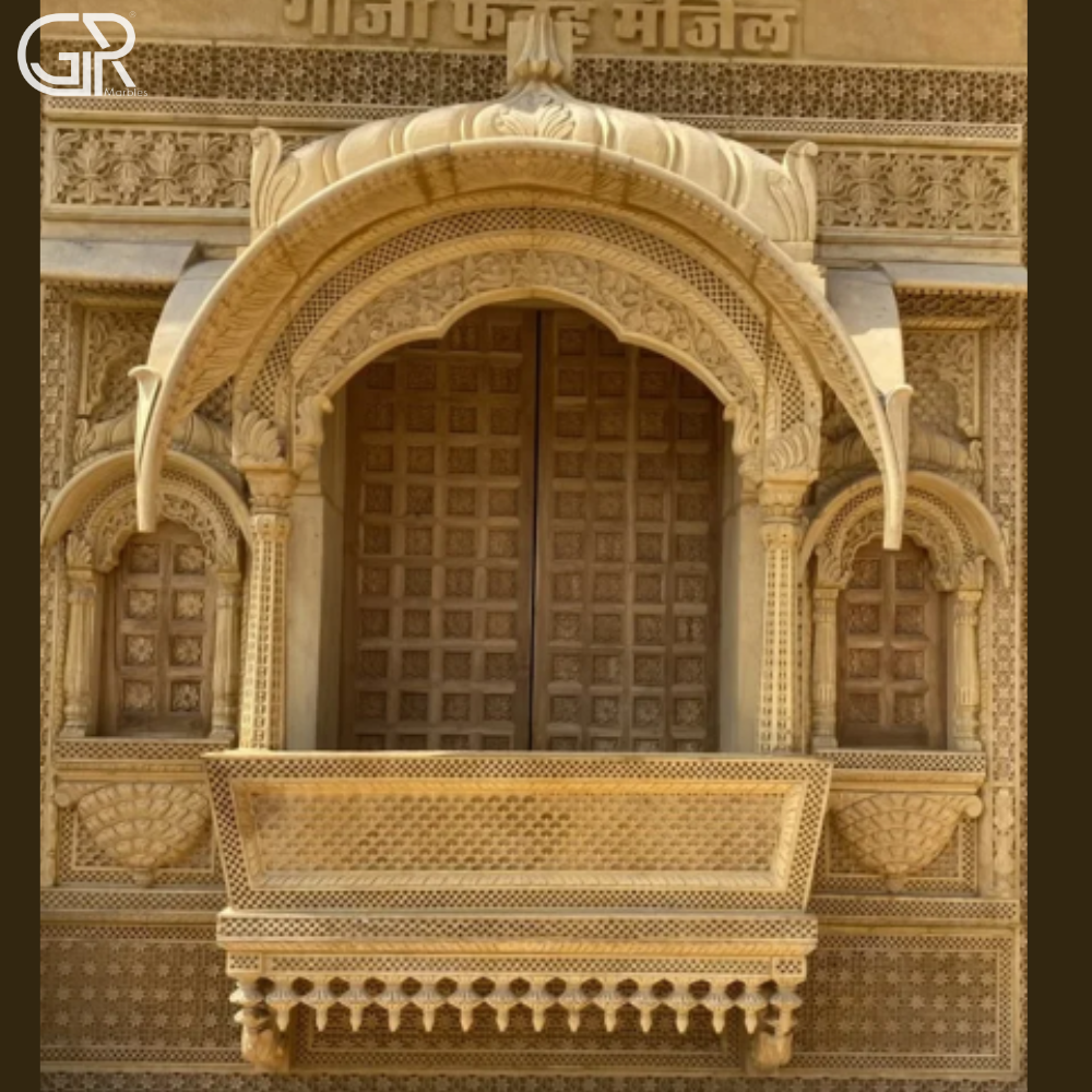 Indian Sandstone Jharokha