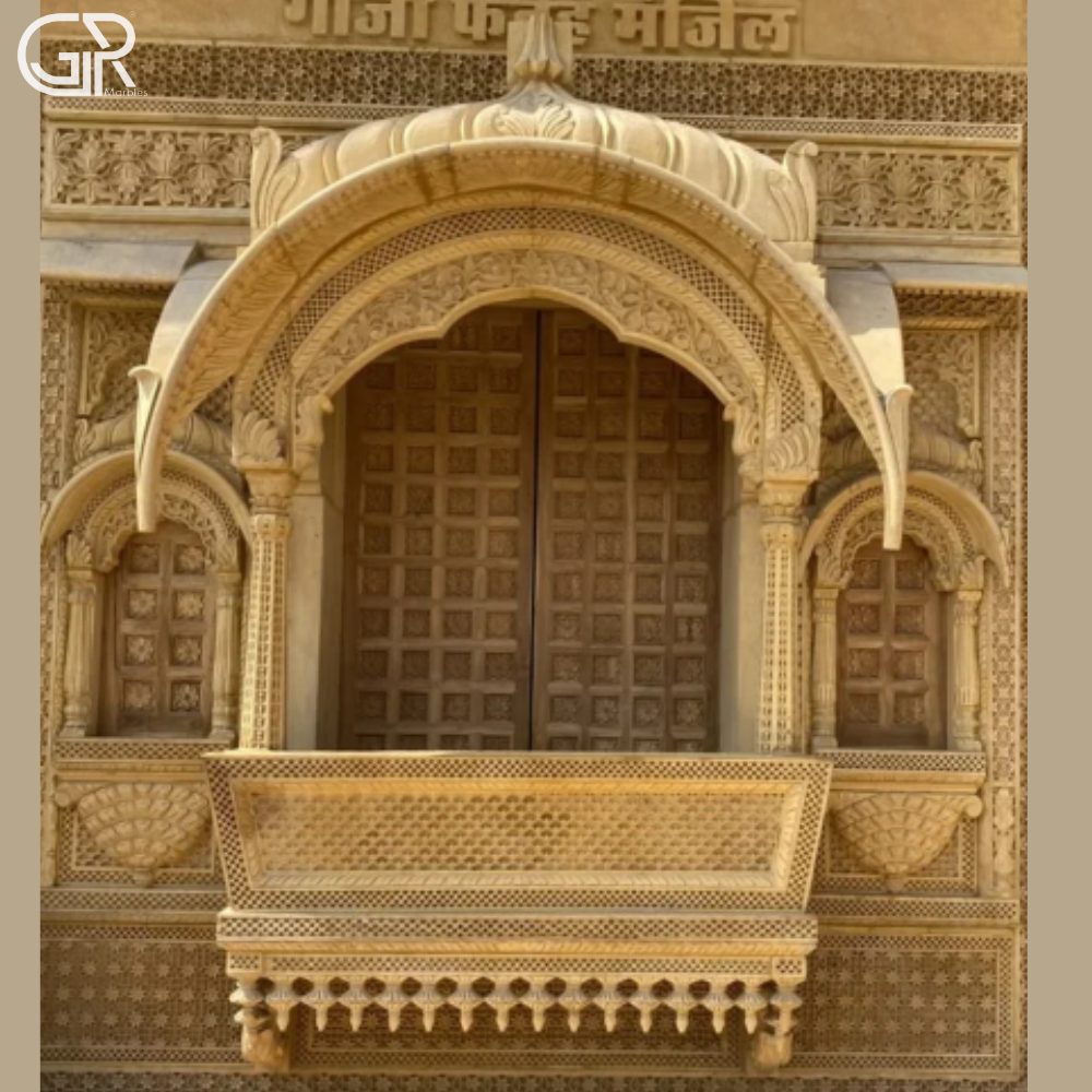 Indian Sandstone Jharokha